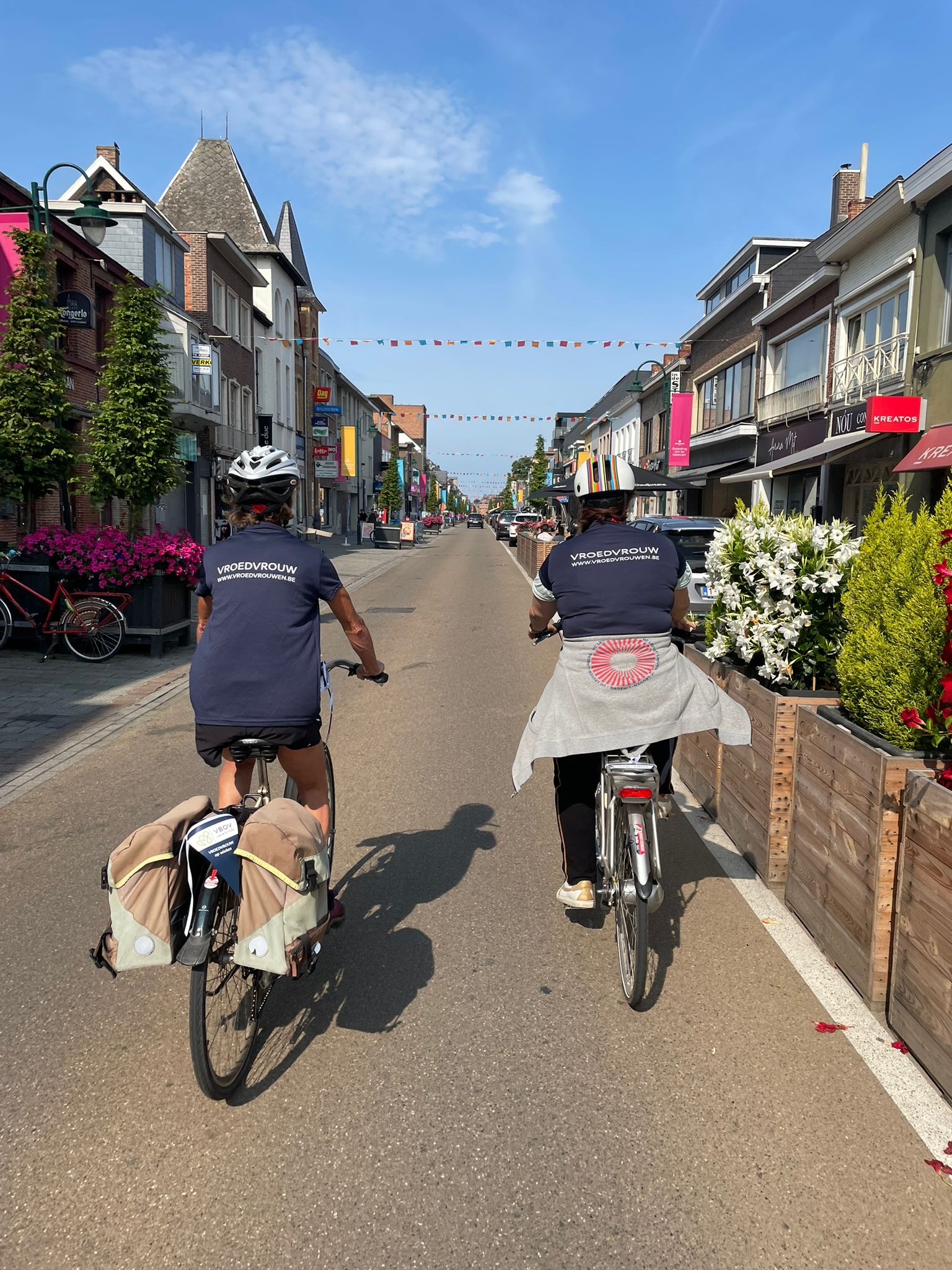 Fietstocht Cindy Matten