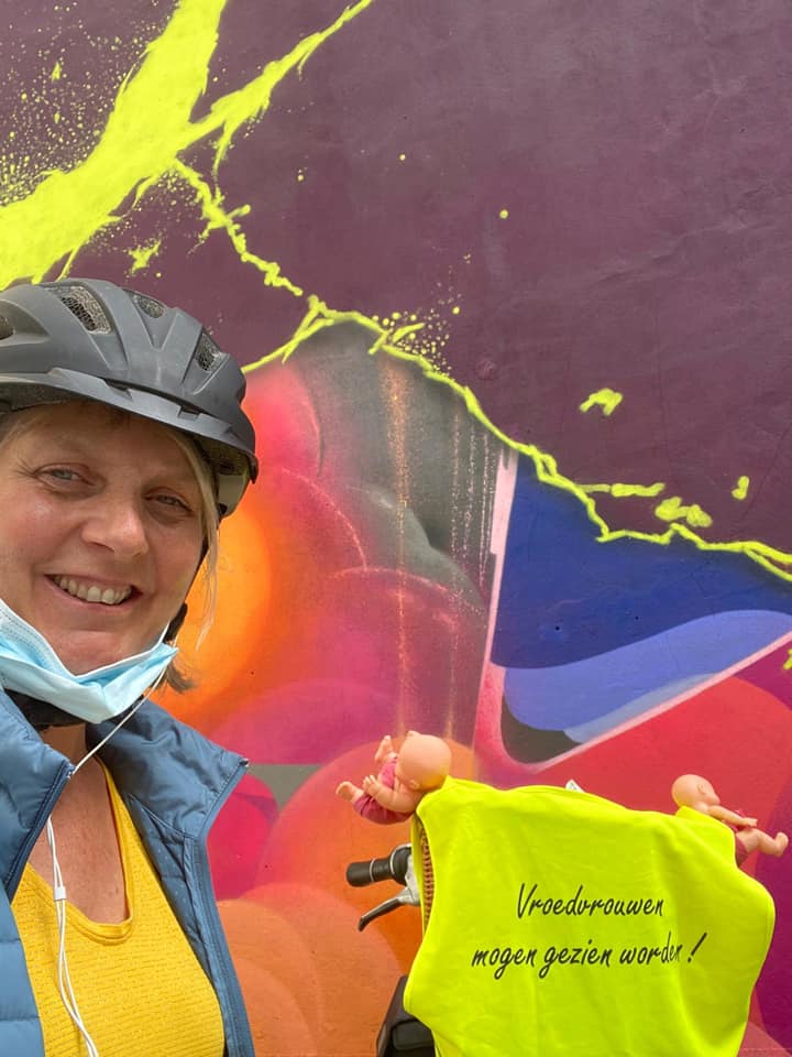 Foto fietstocht Birgitta